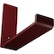 Ekena Millwork Steel Hanging Shelf Bracket, Hammered Bright Red 2"W x 8"D x 6"H BKTM02X08X06HSHRE - alternate 1